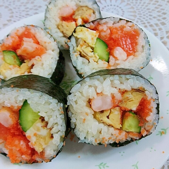 海鮮太巻き寿司